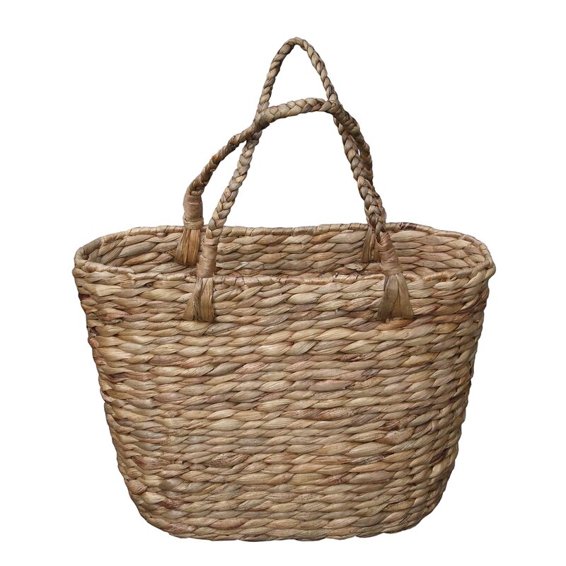 white tote basket